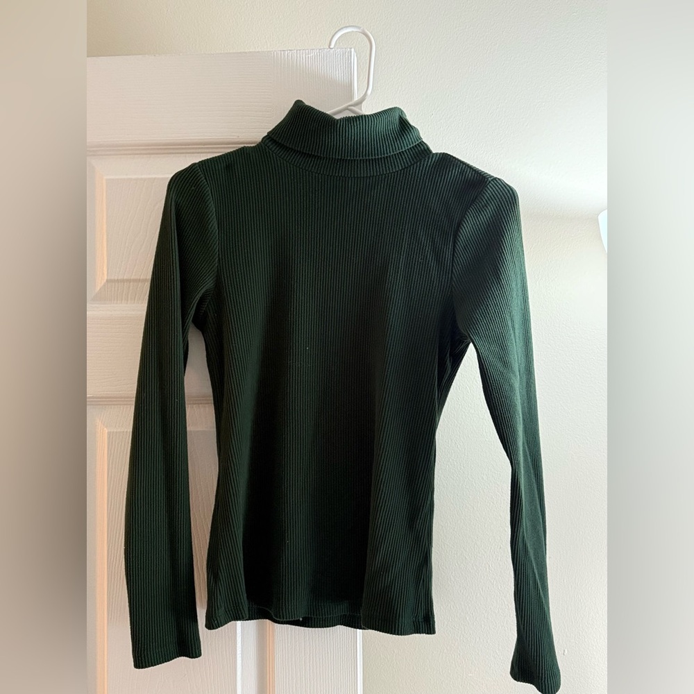 Old Navy Green Cowl Neck Sweater
